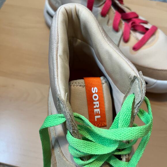 Sorel Women's ONA 503 Mid‎ Shoe Beige Size 9 - Picture 4 of 9